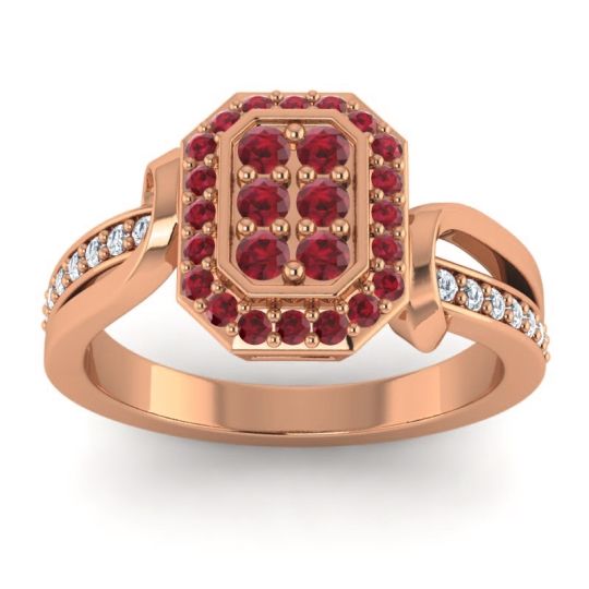 Simple Modern Pave Citra Ring