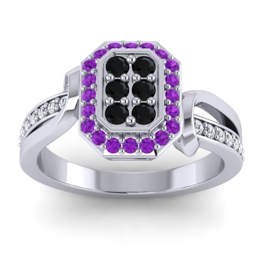 Simple Modern Pave Citra Ring