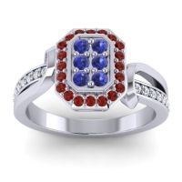 Simple Modern Pave Citra Ring