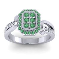 Simple Modern Pave Citra Ring