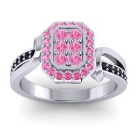 Simple Modern Pave Citra Ring