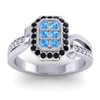 Simple Modern Pave Citra Ring