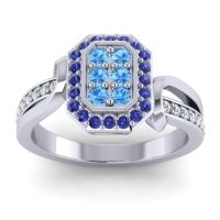 Simple Modern Pave Citra Ring