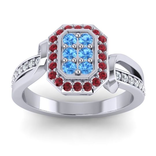 Simple Modern Pave Citra Ring