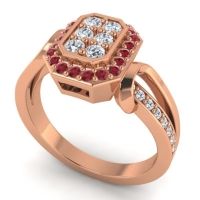 Simple Modern Pave Citra Ring