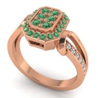 Simple Modern Pave Citra Ring