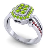 Simple Modern Pave Citra Ring