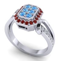 Simple Modern Pave Citra Ring