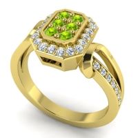 Simple Modern Pave Citra Ring