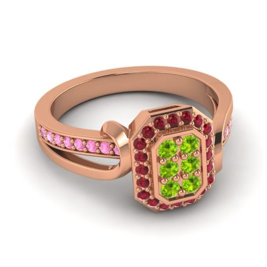 Simple Modern Pave Citra Ring