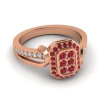 Simple Modern Pave Citra Ring