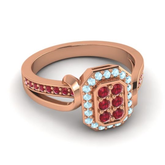 Simple Modern Pave Citra Ring