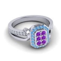 Simple Modern Pave Citra Ring