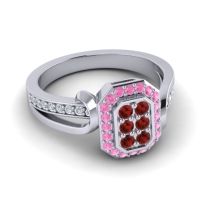 Simple Modern Pave Citra Ring