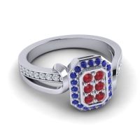 Simple Modern Pave Citra Ring