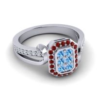 Simple Modern Pave Citra Ring