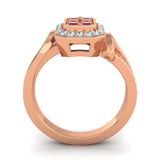 Simple Modern Pave Citra Ring