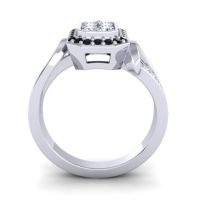 Simple Modern Pave Citra Ring