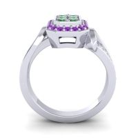 Simple Modern Pave Citra Ring