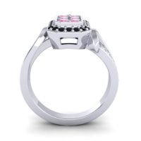 Simple Modern Pave Citra Ring