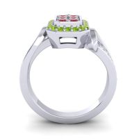 Simple Modern Pave Citra Ring