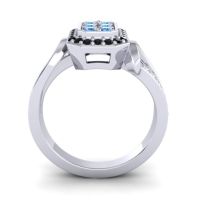 Simple Modern Pave Citra Ring