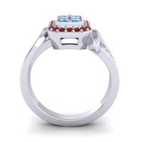 Simple Modern Pave Citra Ring