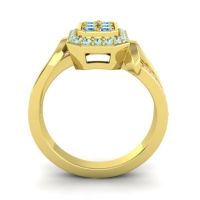 Simple Modern Pave Citra Ring