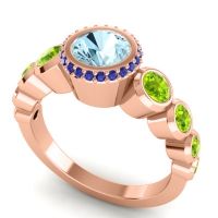 Bezel Halo Vana Ring