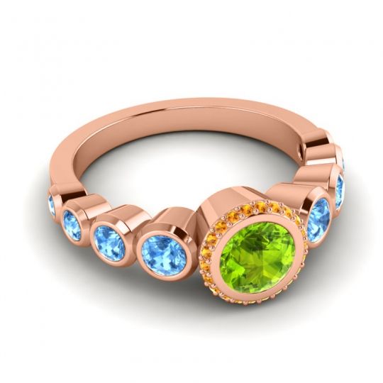 Bezel Halo Vana Ring