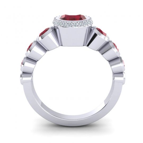 Bezel Halo Vana Ring