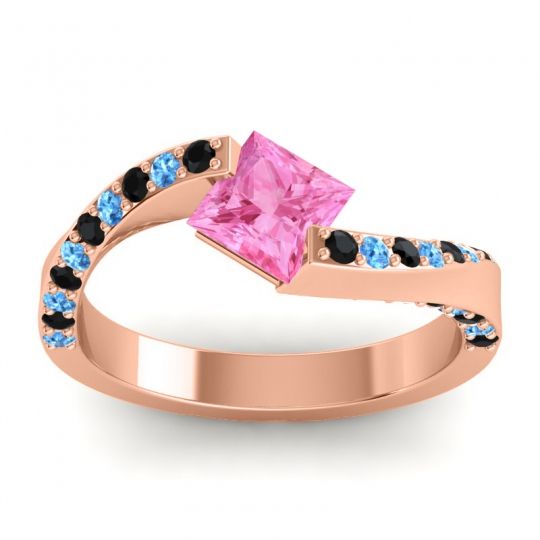 Bypass Princess Pave Navina Ring