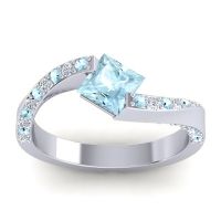 Bypass Princess Pave Navina Ring