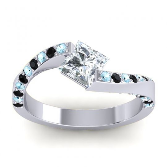 Bypass Princess Pave Navina Ring