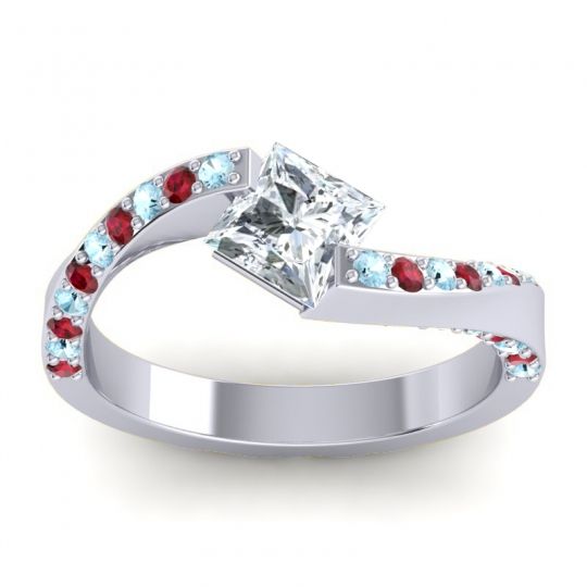 Bypass Princess Pave Navina Ring