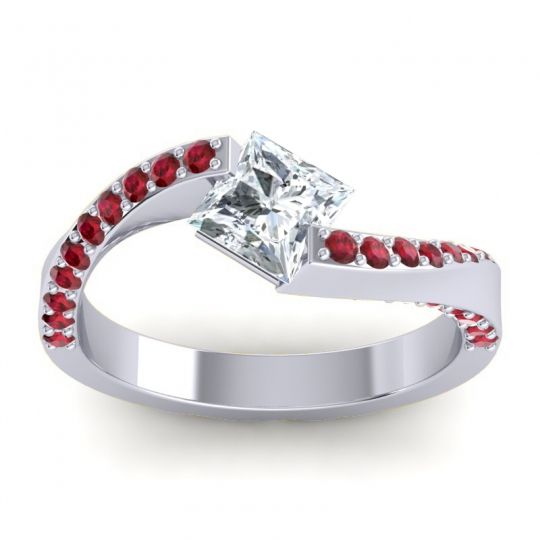 Bypass Princess Pave Navina Ring