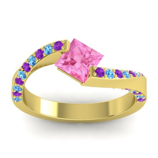 Bypass Princess Pave Navina Ring