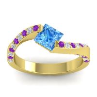 Bypass Princess Pave Navina Ring