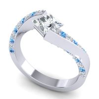 Bypass Princess Pave Navina Ring