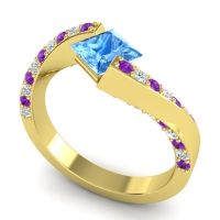 Bypass Princess Pave Navina Ring