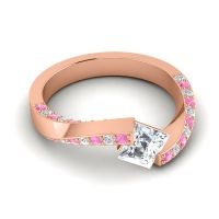 Bypass Princess Pave Navina Ring