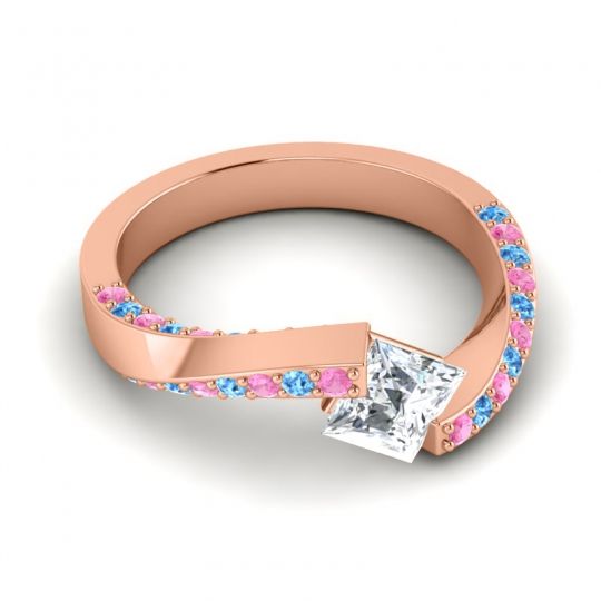 Bypass Princess Pave Navina Ring