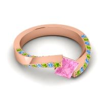 Bypass Princess Pave Navina Ring