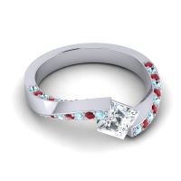 Bypass Princess Pave Navina Ring