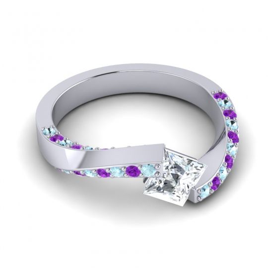 Bypass Princess Pave Navina Ring