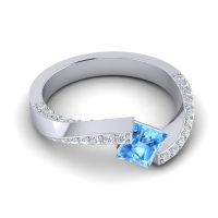 Bypass Princess Pave Navina Ring