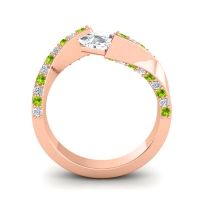 Bypass Princess Pave Navina Ring