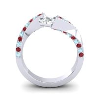 Bypass Princess Pave Navina Ring