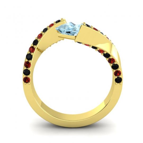 Bypass Princess Pave Navina Ring