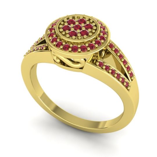 Statement Floral Pave Nalya Ring